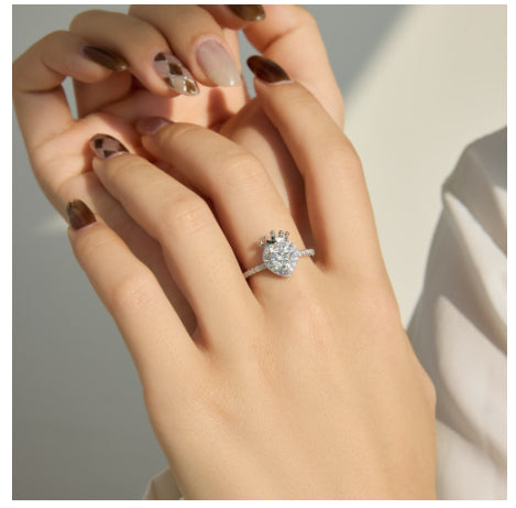 Anello corona e cuore