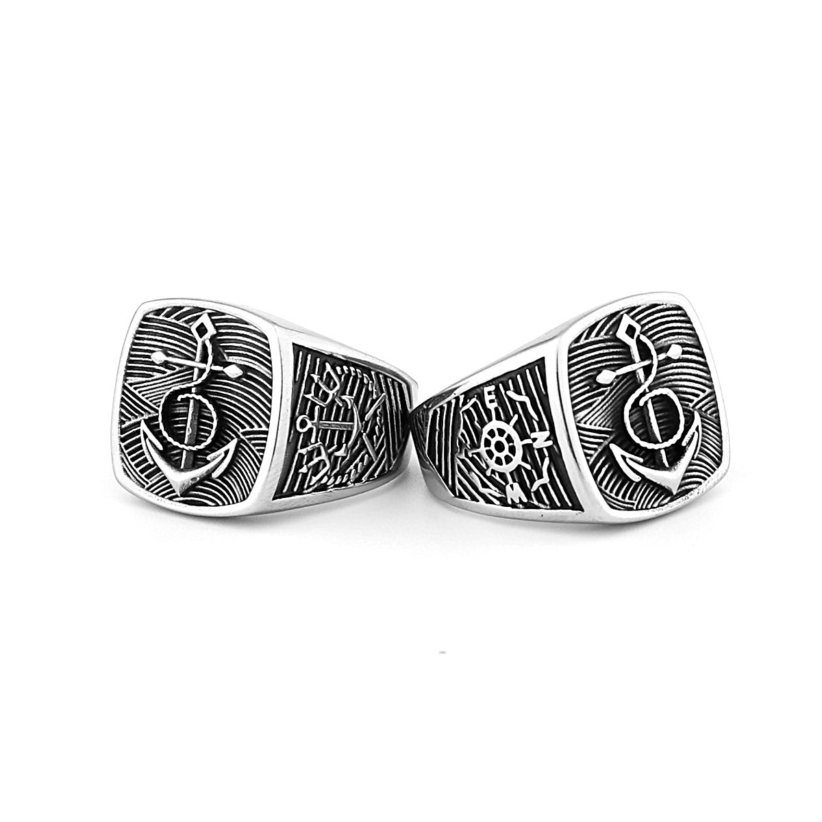 Anello ancora e bussola