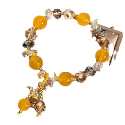 Bracciale cristalli blu mare