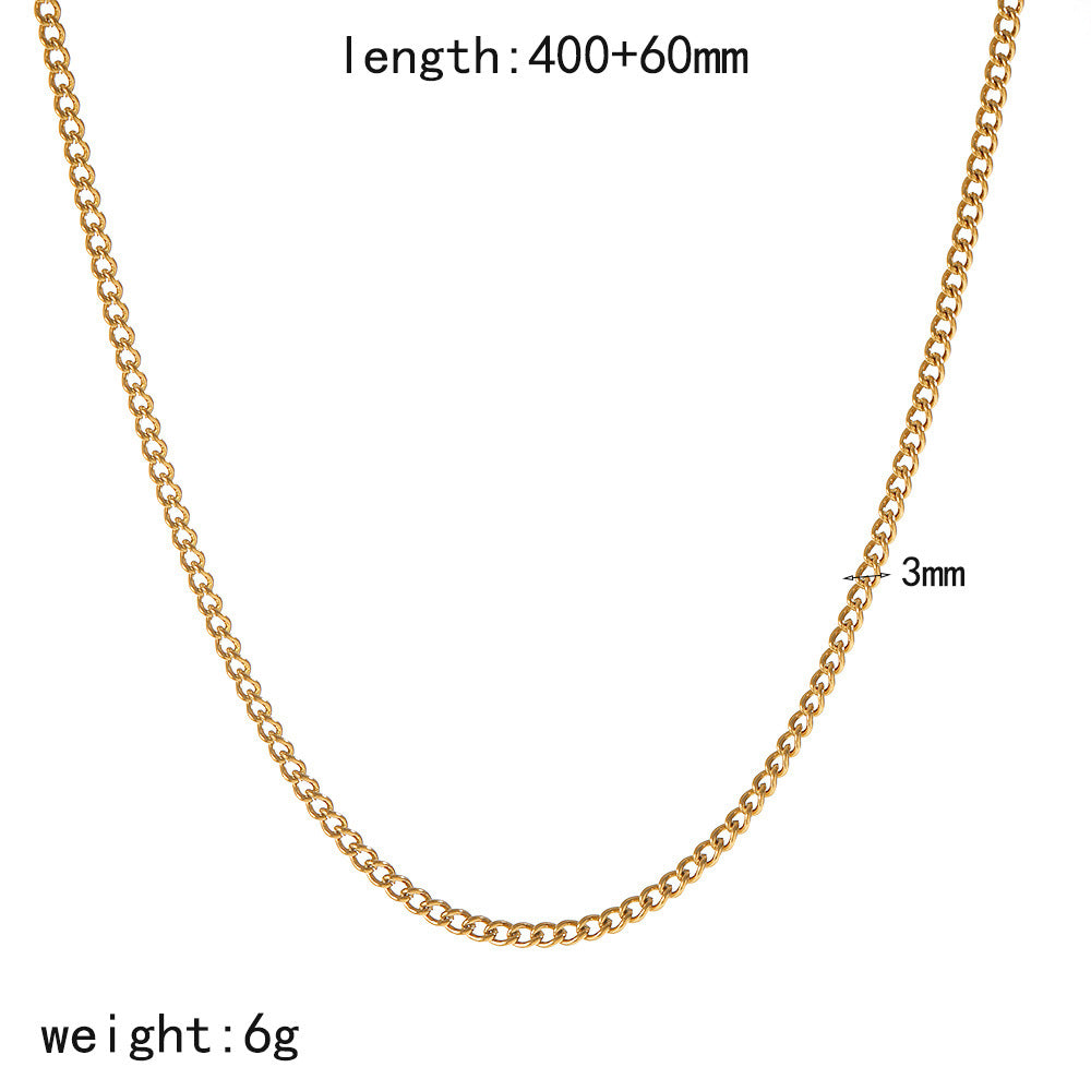 Collana acciaio inox personalizzabile