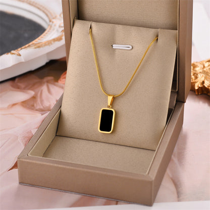 Collana pendente conchiglia bicolore