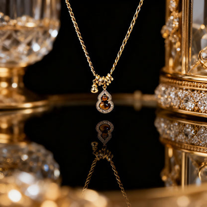 Collana in occhio di tigre