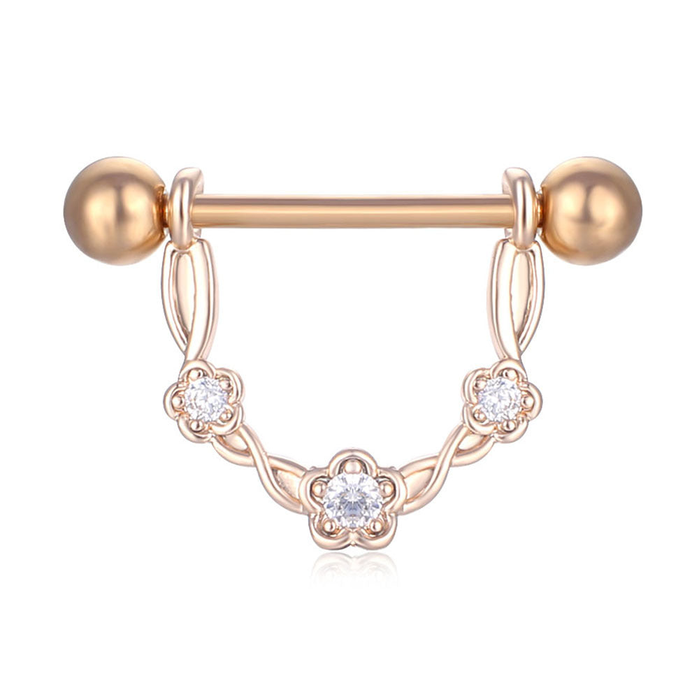 Anello zircone traforato