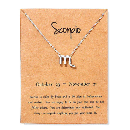 Collana segno zodiacale da donna