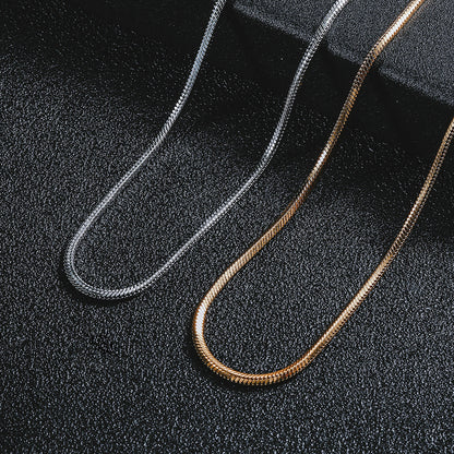 Collana acciaio titanio per coppia