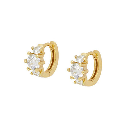 Orecchini a clip in zircone