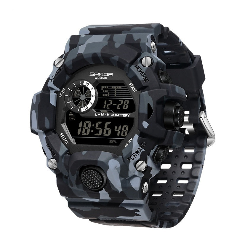 Orologio sportivo mimetico multifunzionale
