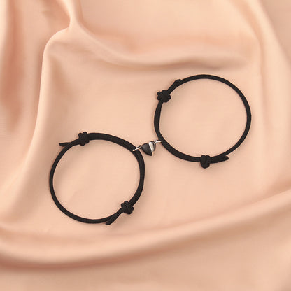 Bracciale coppia magnetico bianco e nero