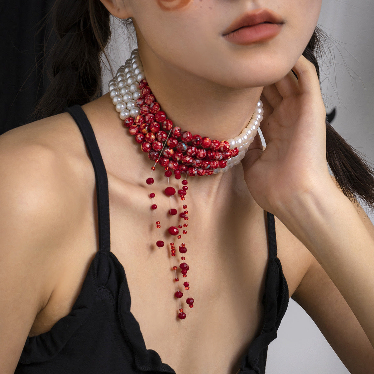 Collana gotica in perla