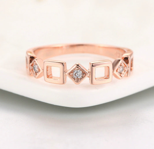 Anello cuore zircone in argento
