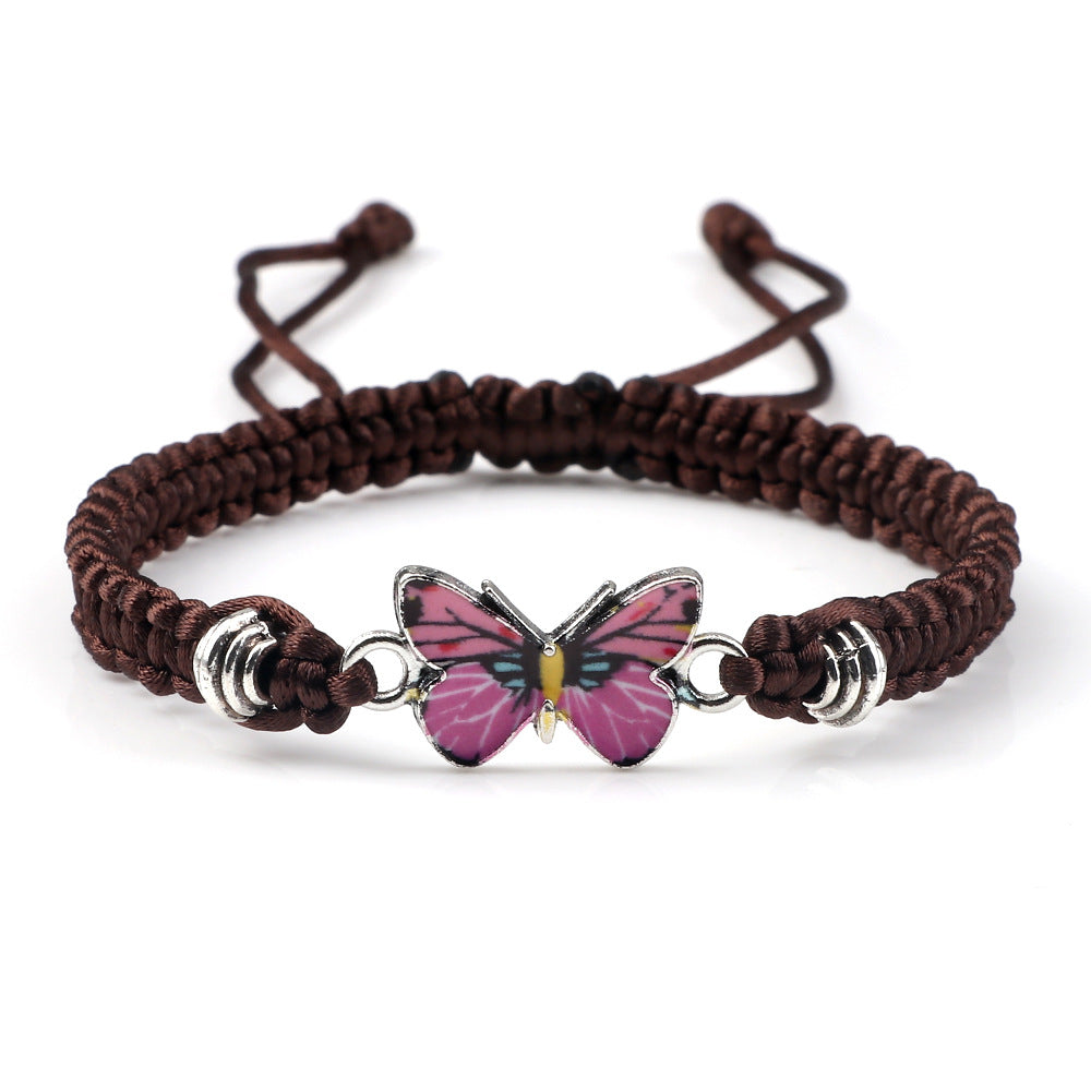 Bracciale Intrecciato Farfalla
