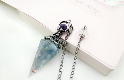 Ciondolo ametista argento