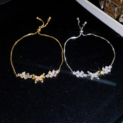 Bracciale farfalla fiore