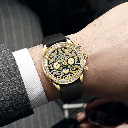 Orologio meccanico da uomo calendario