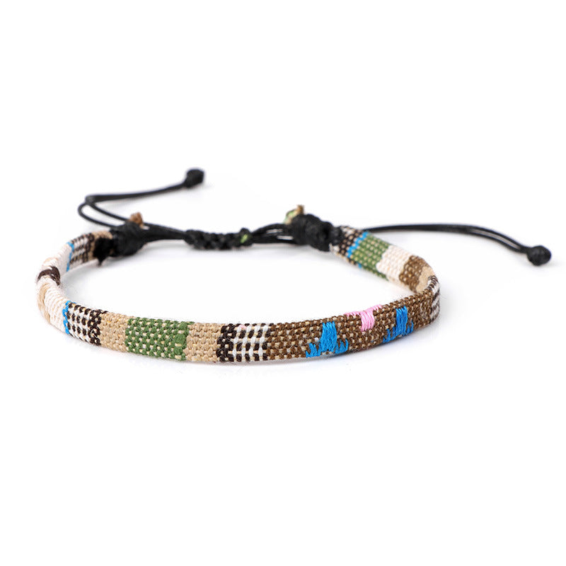 Braccialetto boho iridescente