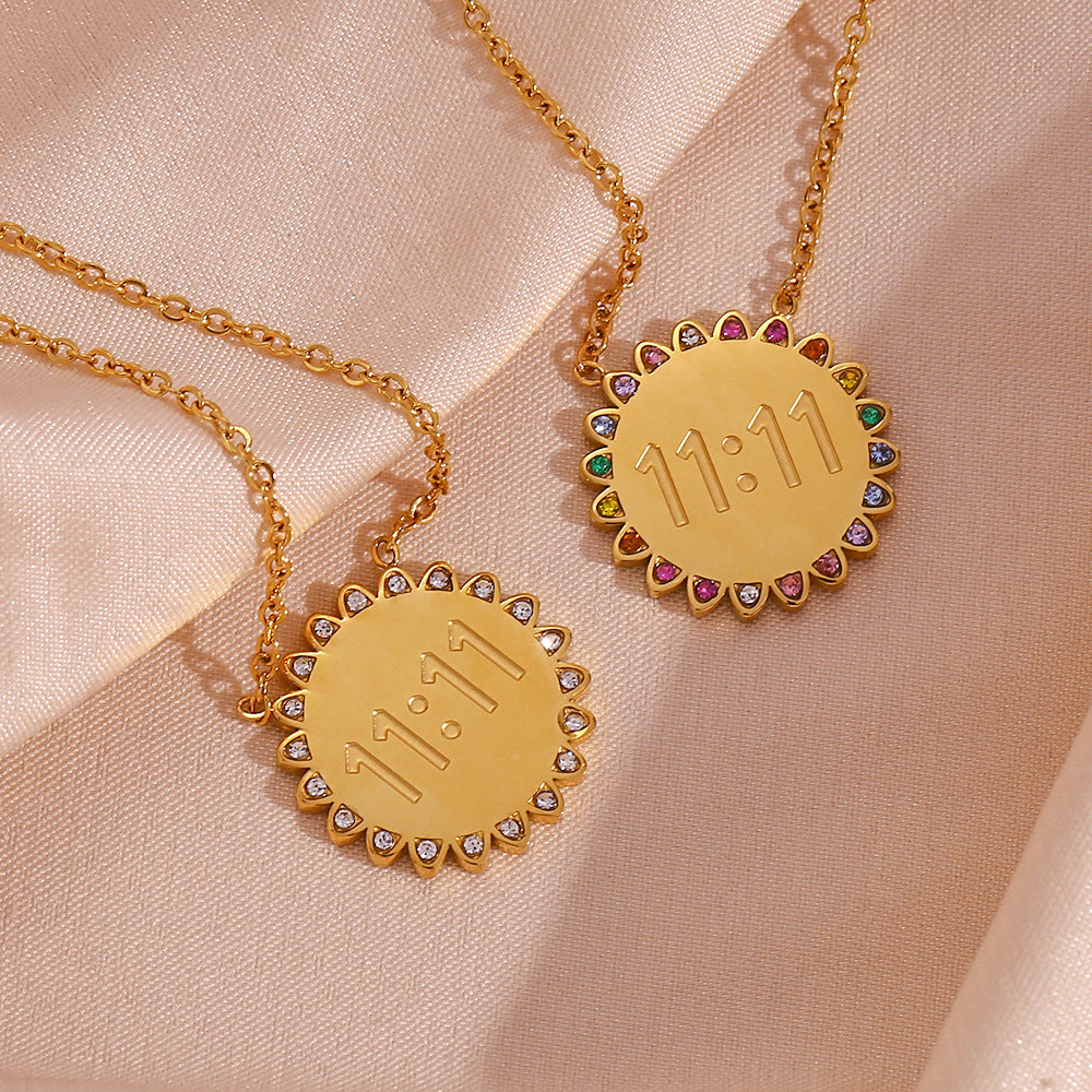 Collana Girasole oro 18K