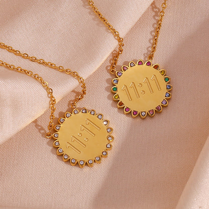 Collana Girasole oro 18K