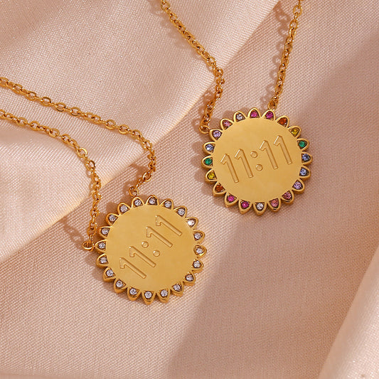 Collana Girasole oro 18K