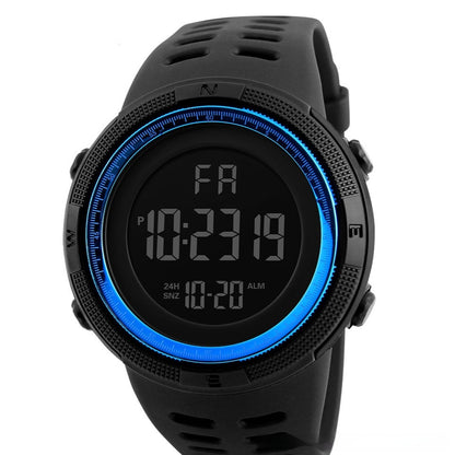Orologio sportivo quadrante grande luminoso