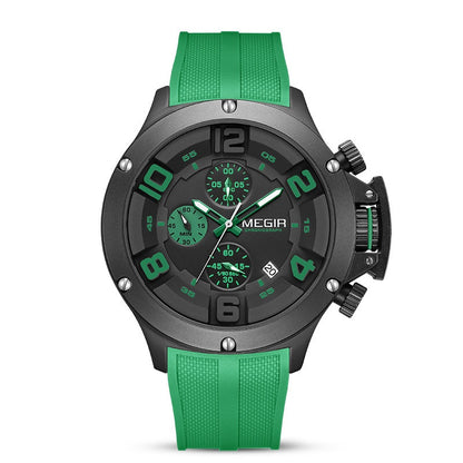 Orologio sportivo cronografo silicone