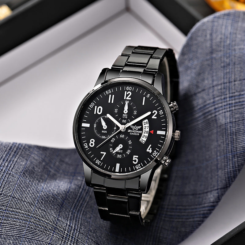 Orologio uomo al quarzo casual multifunzione