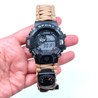 Orologio trekking con paracord