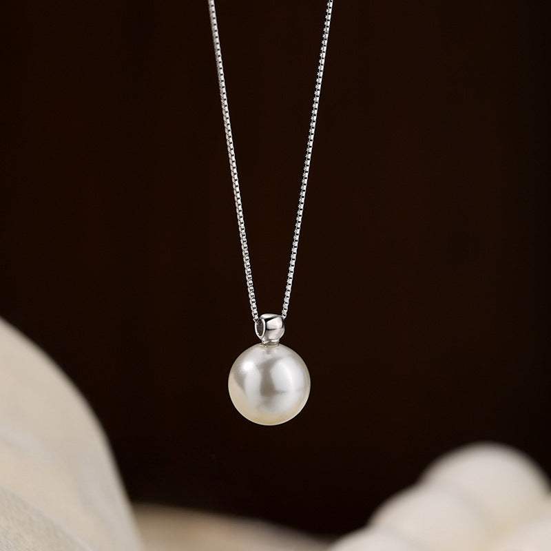 Collana perla argento