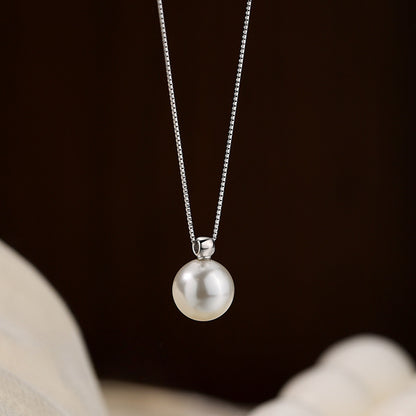 Collana perla argento