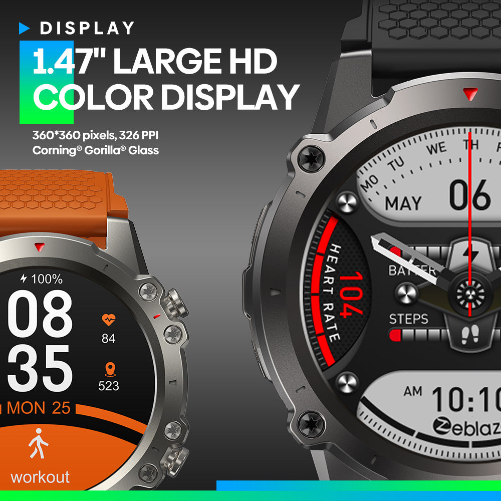 Smartwatch sportivo Bluetooth
