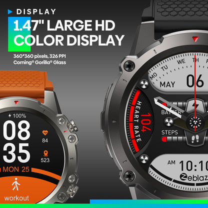 Smartwatch sportivo Bluetooth