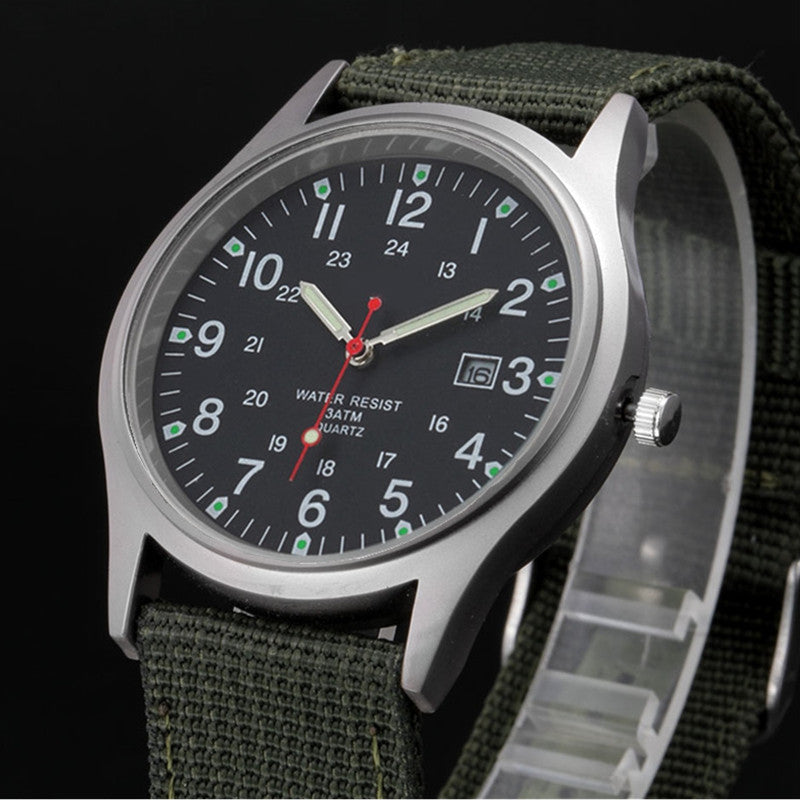 Orologio militare in tessuto