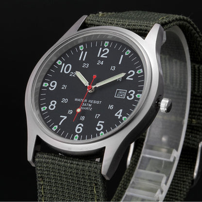 Orologio militare in tessuto