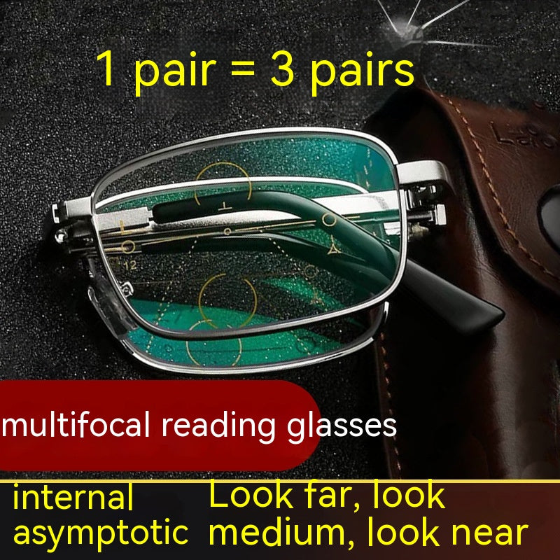Occhiali lettura doppio fuoco anti-blu