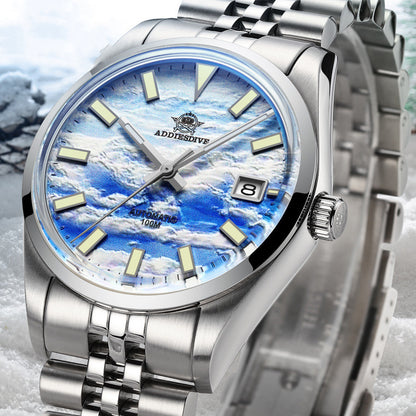 Orologio meccanico impermeabile automatico luminescente
