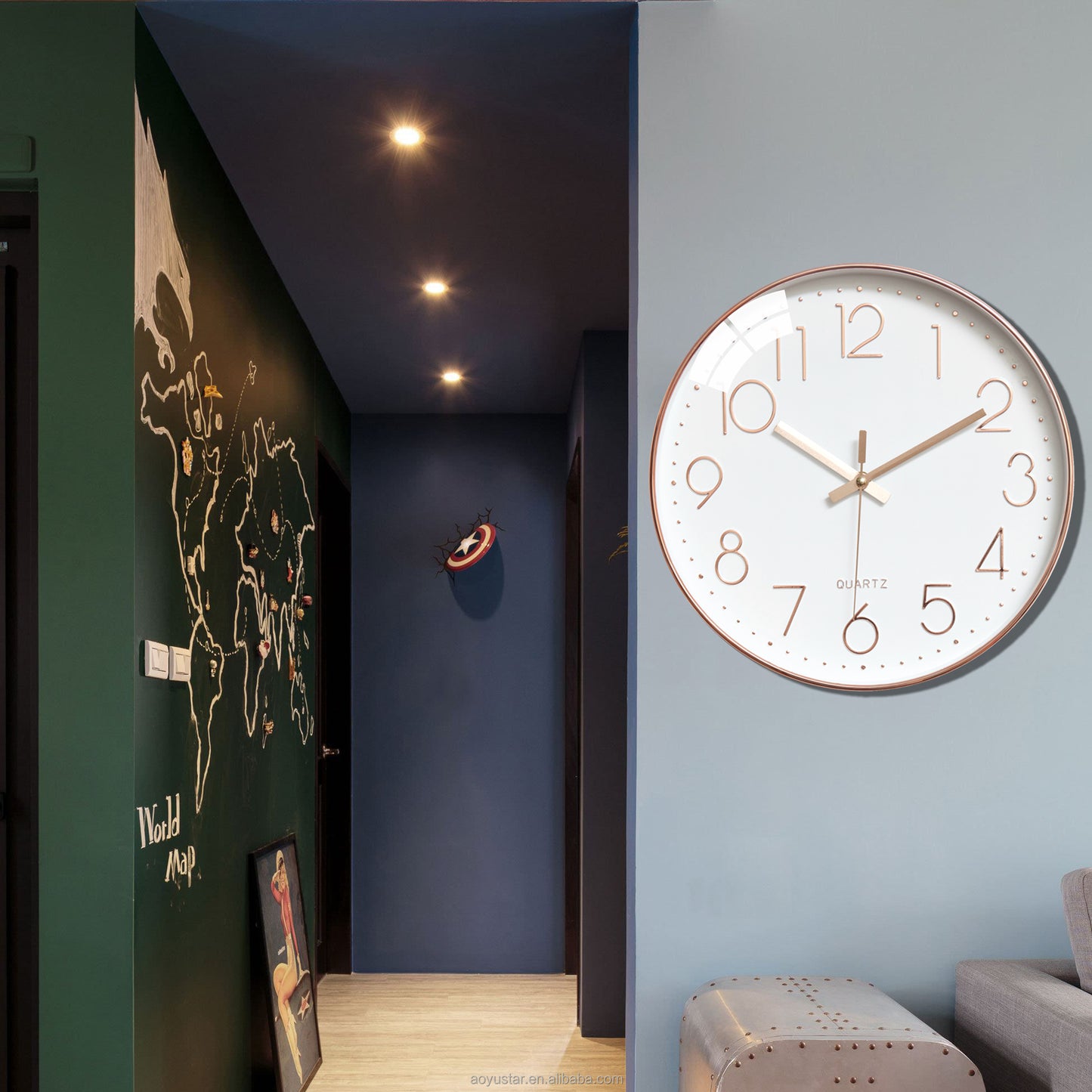 Orologio parete minimalista