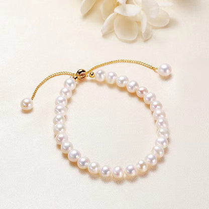 Braccialetto perle barocche acqua dolce da donna