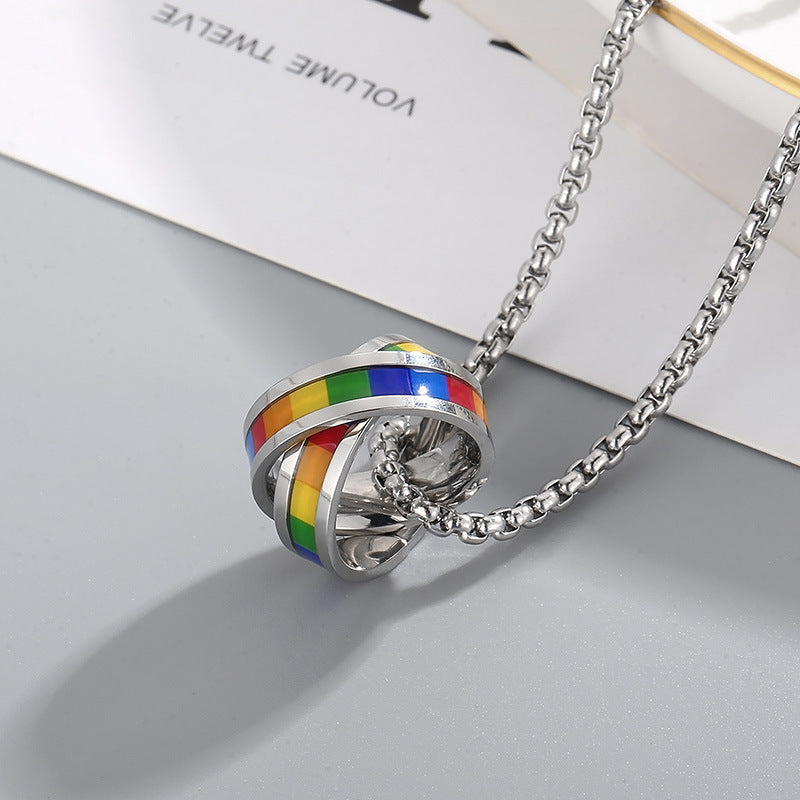 Collana titanio minimalista