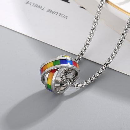 Collana titanio minimalista