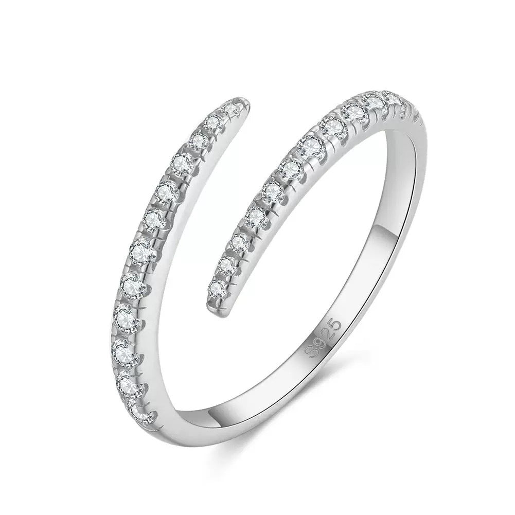 Anello Argento Torsione