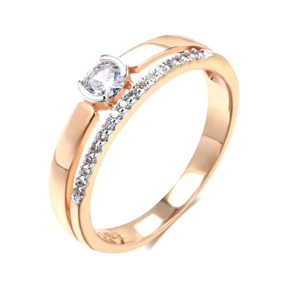 Anello zircone semplice da donna