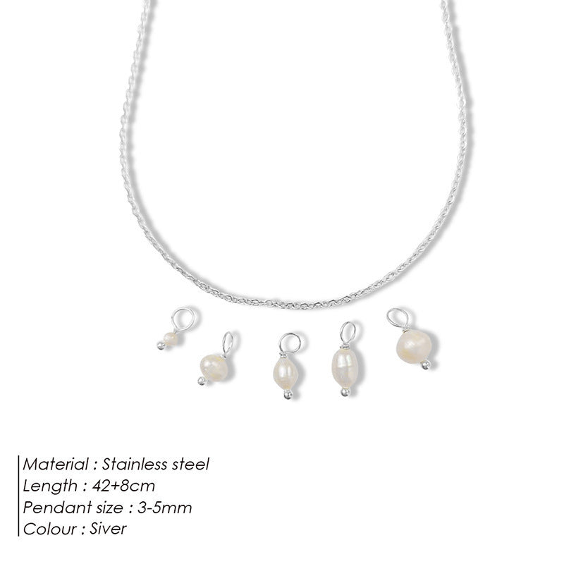 Collana perla barocca acqua dolce