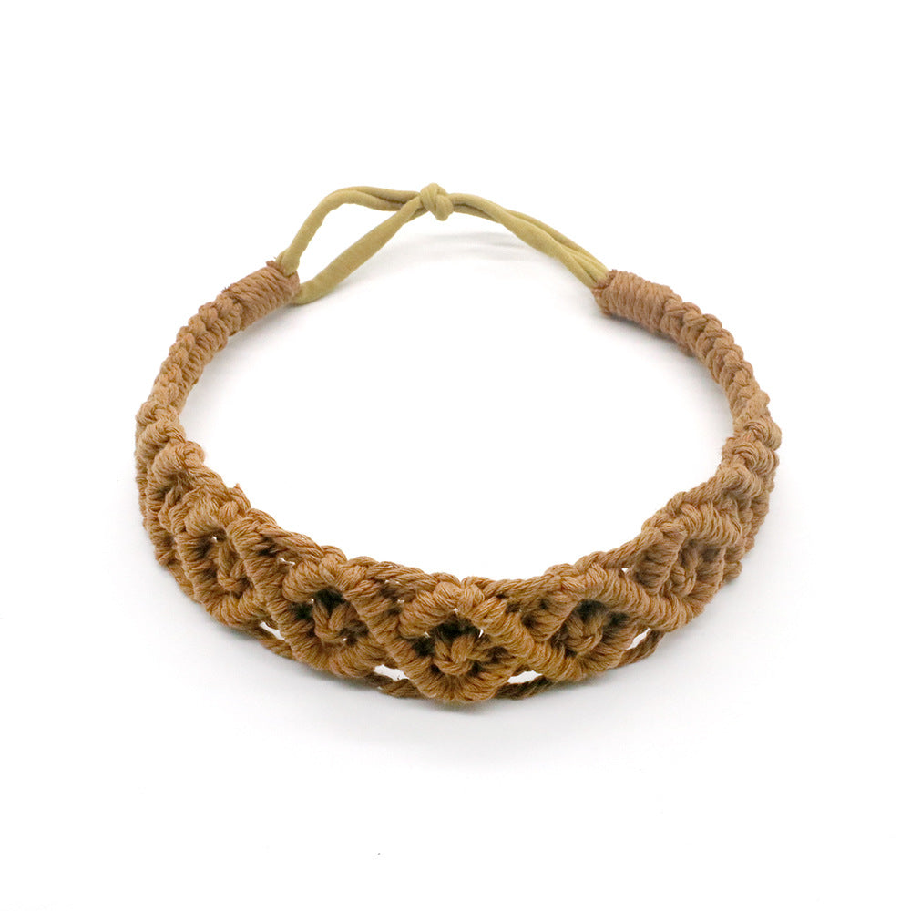 Fascia capelli cotone intrecciato