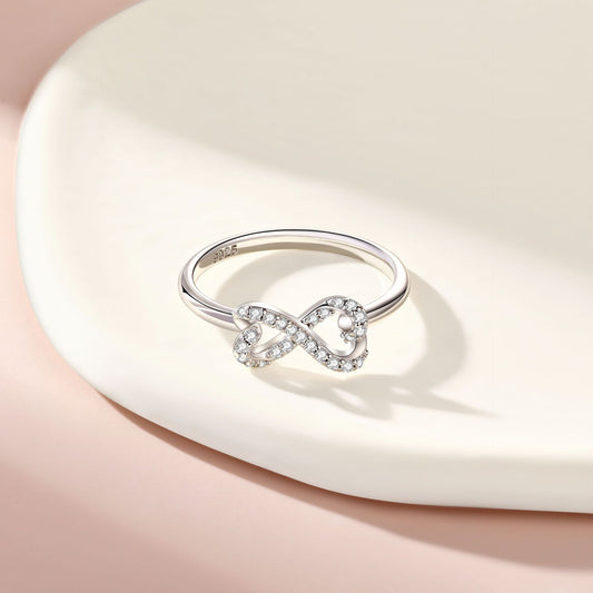 Anello fiocco argento