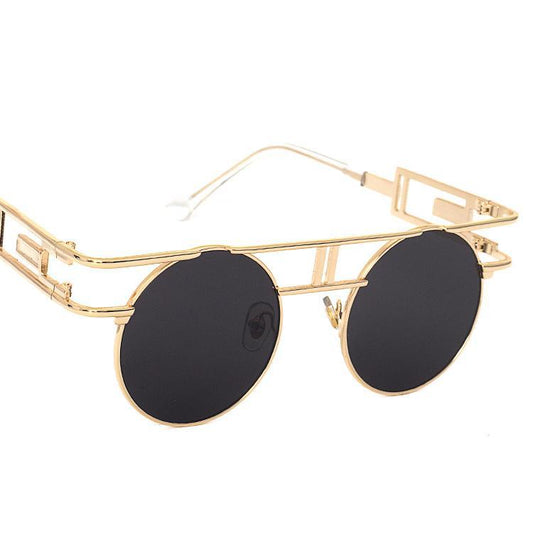 Occhiali tondi steampunk