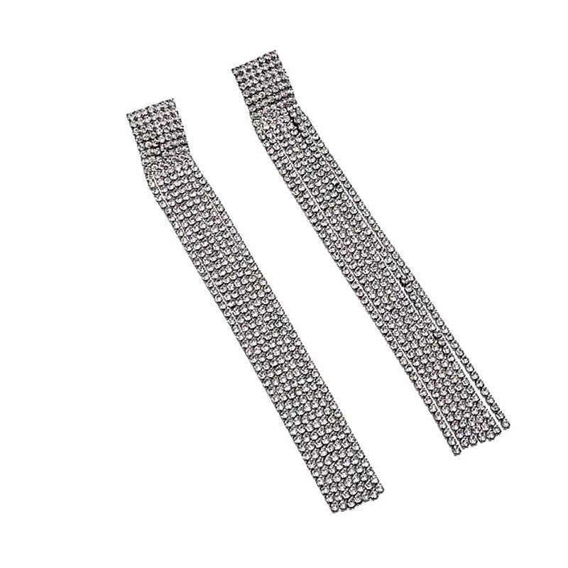 Orecchini lunghi strass