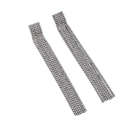 Orecchini lunghi strass