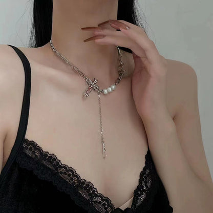 Collana Croce Specchio