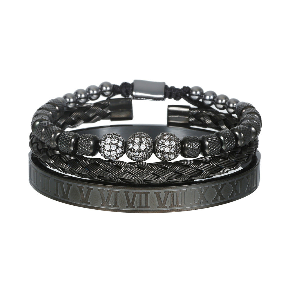 Bracciale scheletro intrecciato