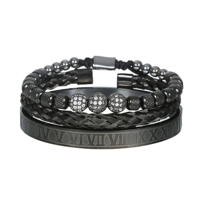 Bracciale scheletro intrecciato
