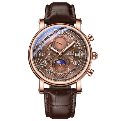 Orologio Multifunzione da Uomo Tre Quadranti